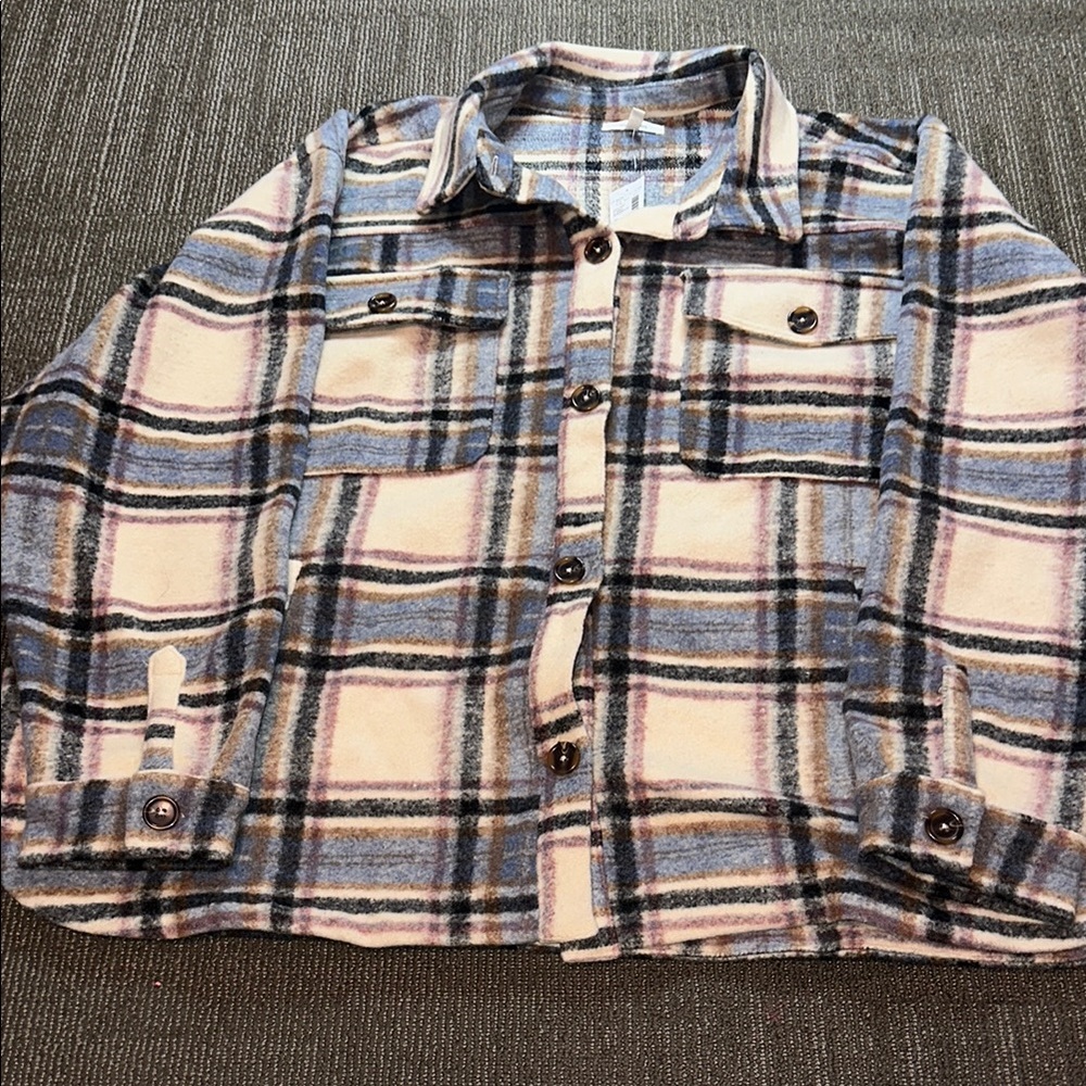 NWT Maurices Plaid Jacket